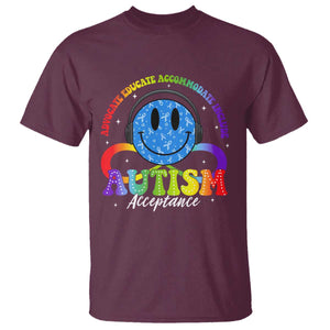 Autism Acceptance T Shirt Acceptance Special Education Teacher Kids TS14 Maroon Print Your Wear