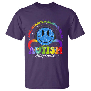 Autism Acceptance T Shirt Acceptance Special Education Teacher Kids TS14 Purple Print Your Wear