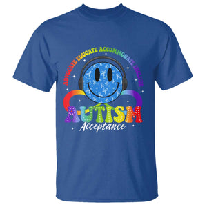 Autism Acceptance T Shirt Acceptance Special Education Teacher Kids TS14 Royal Blue Print Your Wear