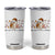 Funny Hot Dog Ghost Halloween Tumbler Cup Bad Day To Be A Hotdog TS14 White Print Your Wear