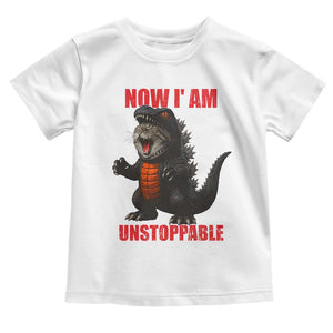 Now I Am Unstoppable Toddler T Shirt Funny Cat Japanese Anime Kawaii TS14 White Print Your Wear