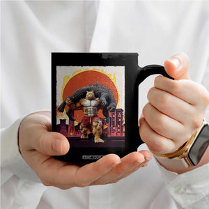 Japanese Kaiju Cat Cityscape Meme Coffee Mug TS14 Print Your Wear