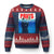 Funny Black Cat Ugly Christmas Sweater PAWS Parody Kitten Mouse Humorous - Print Your Wear