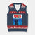 Funny Black Cat V-Neck Knit Sweater Vest PAWS Parody Kitten Mouse Humorous TS14 Navy Red Print Your Wear