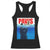 Funny Black Cat Racerback Tank Top PAWS Parody Kitten Mouse Humorous TS14 Black Print Your Wear