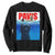 Funny Black Cat Sweatshirt PAWS Parody Kitten Mouse Humorous TS14 Black Print Your Wear