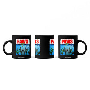Paws Parody Coffee Mug Otter Chasing Bass Fish Ocean TS14 Print Your Wear