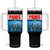 Paws Parody Tumbler With Handle Otter Chasing Bass Fish Ocean TS14 One Size: 40 oz Black Print Your Wear