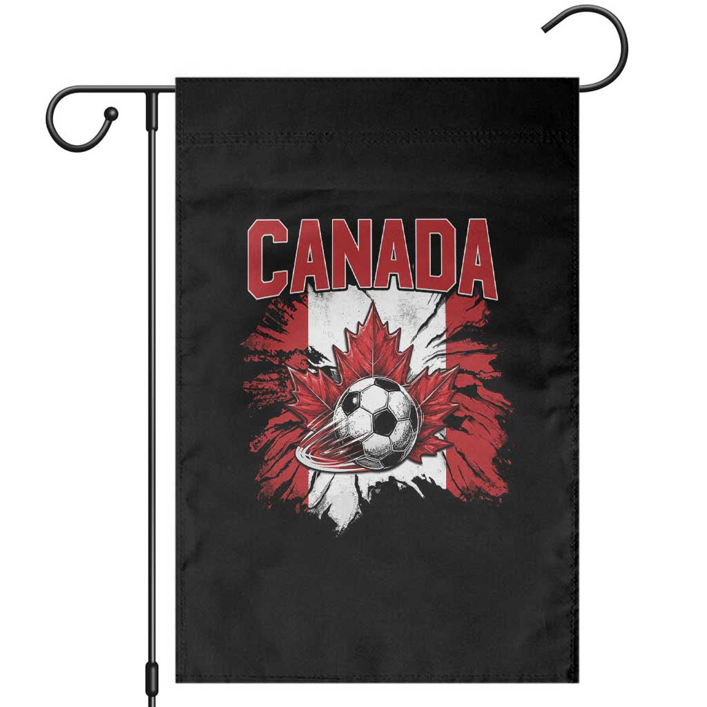 Canada Soccer Fan Garden Flag Canadian Football Game Day Suppoter