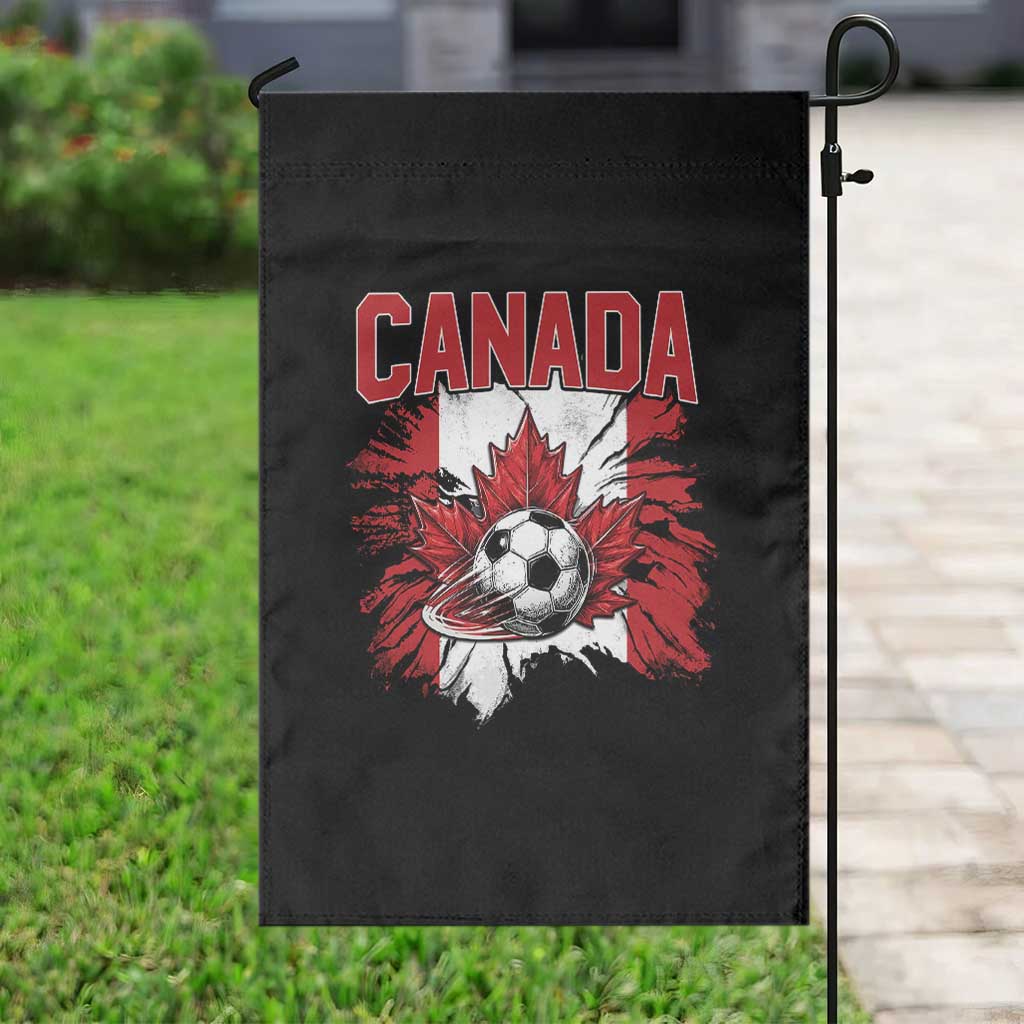 Canada Soccer Fan Garden Flag Canadian Football Game Day Suppoter