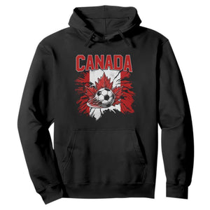 Canada Soccer Fan Hoodie Canadian Football Game Day Suppoter