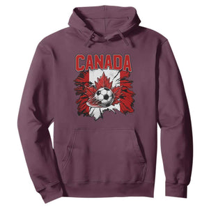 Canada Soccer Fan Hoodie Canadian Football Game Day Suppoter