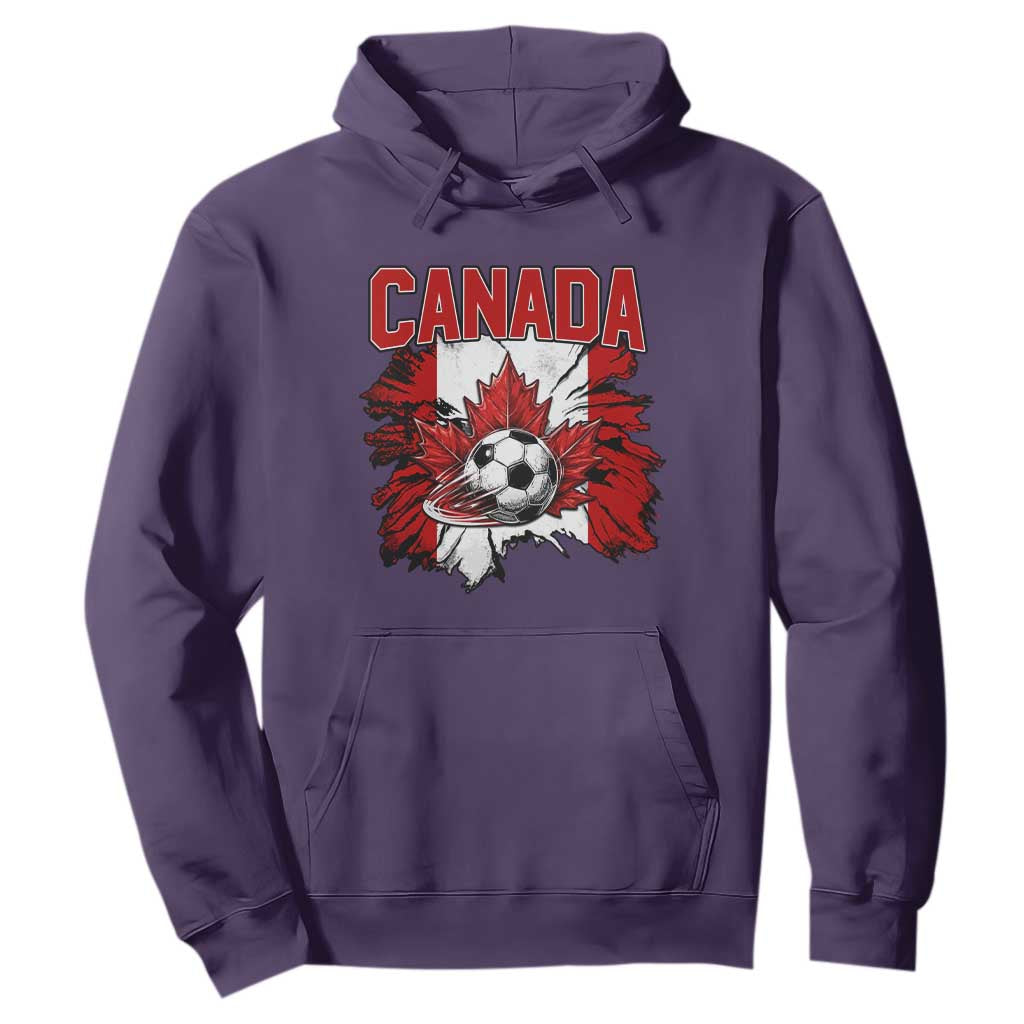 Canada Soccer Fan Hoodie Canadian Football Game Day Suppoter