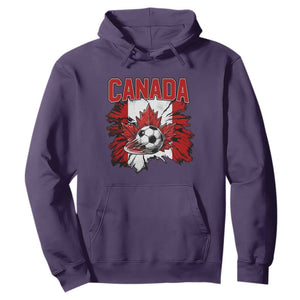Canada Soccer Fan Hoodie Canadian Football Game Day Suppoter