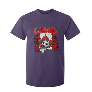Canada Soccer Fan T Shirt For Kid Canadian Football Game Day Suppoter