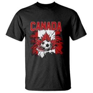 Canada Soccer Fan T Shirt Canadian Football Game Day Suppoter