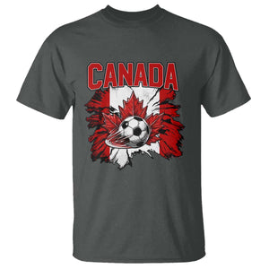 Canada Soccer Fan T Shirt Canadian Football Game Day Suppoter