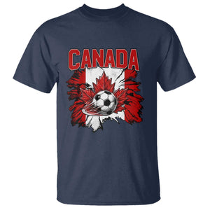 Canada Soccer Fan T Shirt Canadian Football Game Day Suppoter