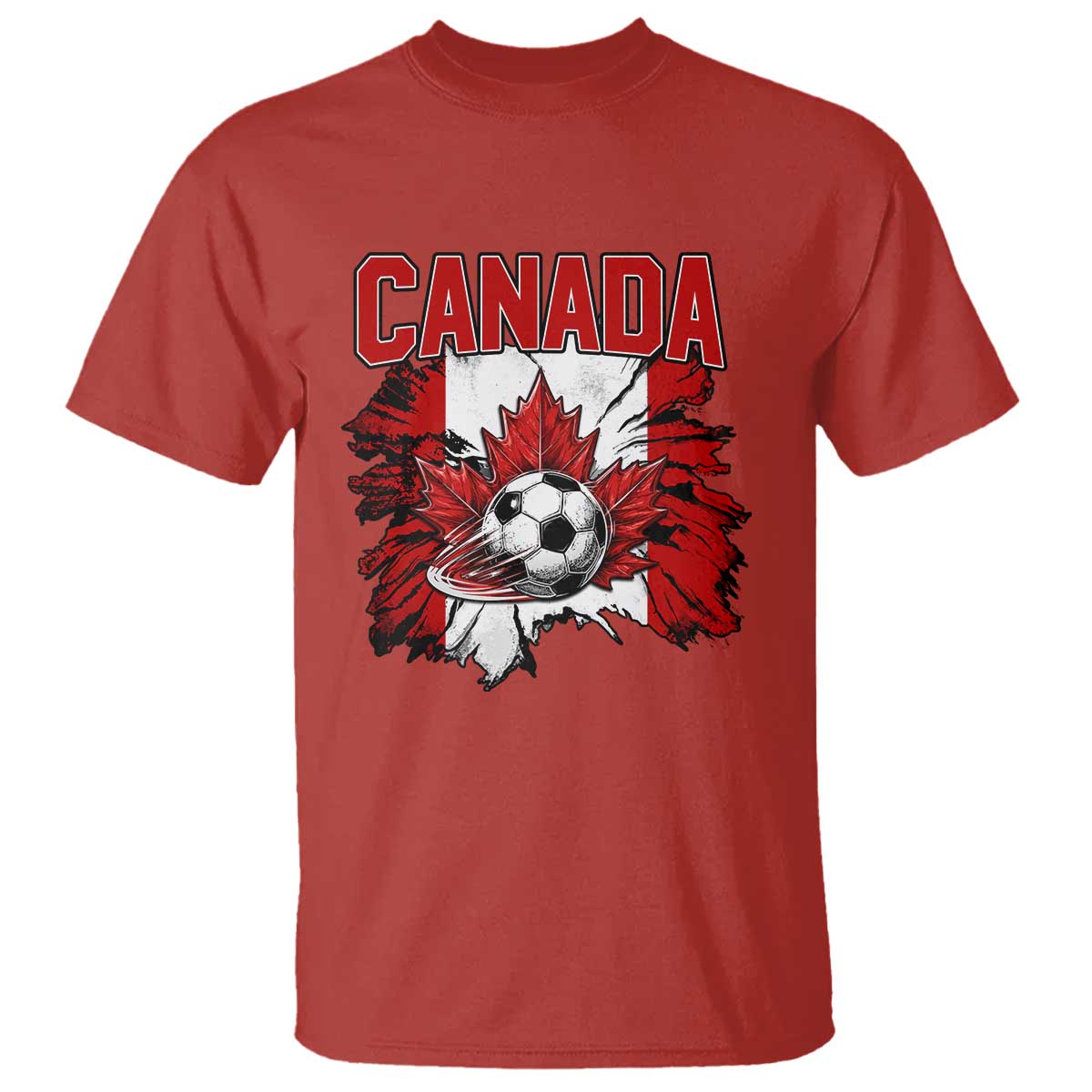 Canada Soccer Fan T Shirt Canadian Football Game Day Suppoter