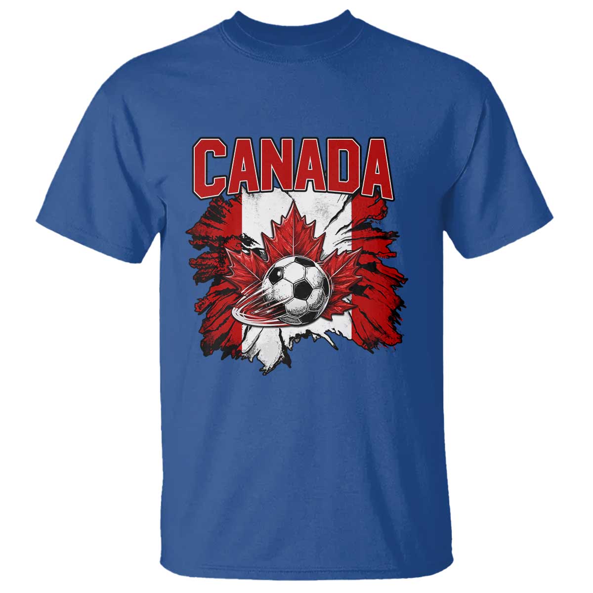 Canada Soccer Fan T Shirt Canadian Football Game Day Suppoter