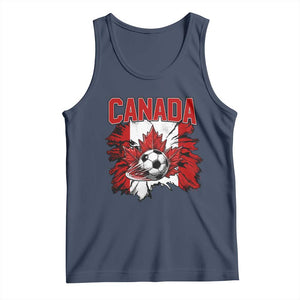 Canada Soccer Fan Tank Top Canadian Football Game Day Suppoter