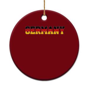 Germany Deutschland German Flag Ceramic Ornament