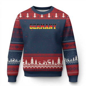 Germany Deutschland German Flag Ugly Christmas Sweater