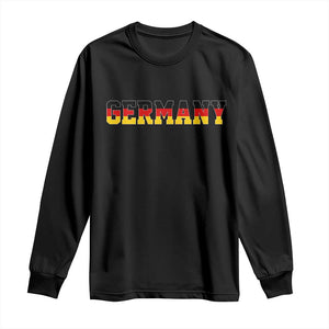 Germany Deutschland German Flag Long Sleeve Shirt