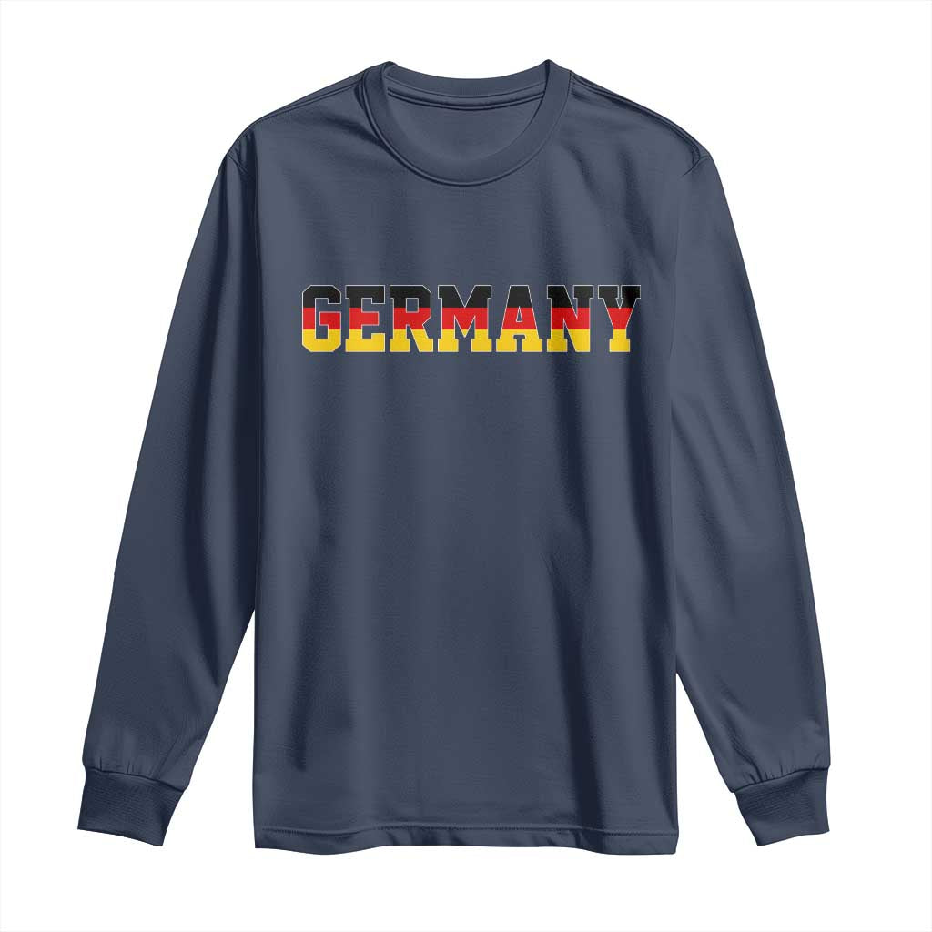 Germany Deutschland German Flag Long Sleeve Shirt