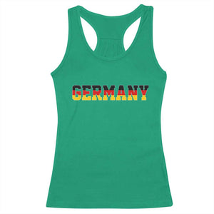 Germany Deutschland German Flag Racerback Tank Top