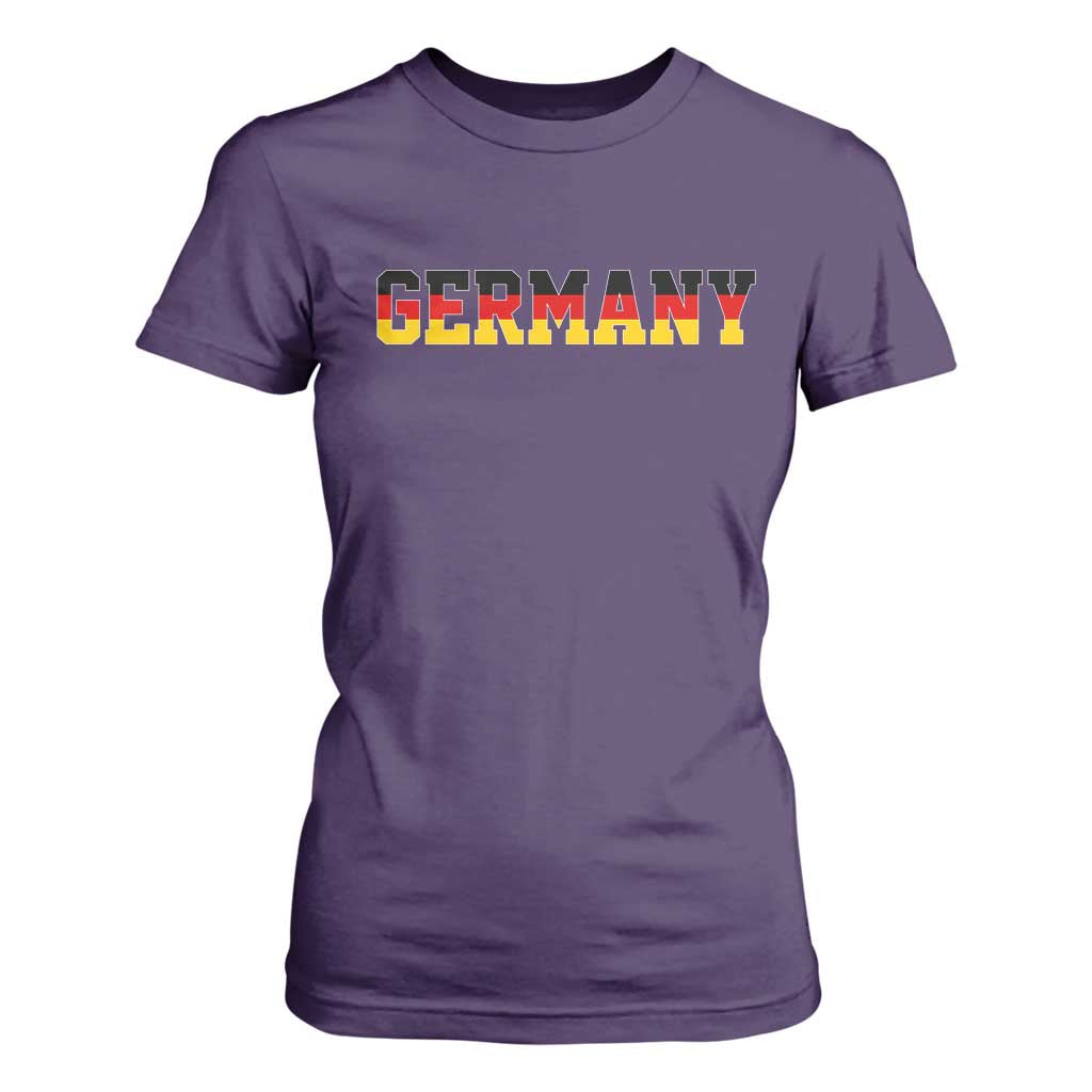 Germany Deutschland German Flag T Shirt For Women