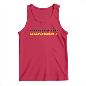 Germany Deutschland German Flag Tank Top