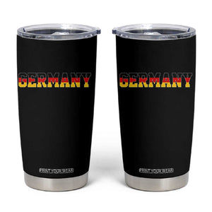 Germany Deutschland German Flag Tumbler Cup