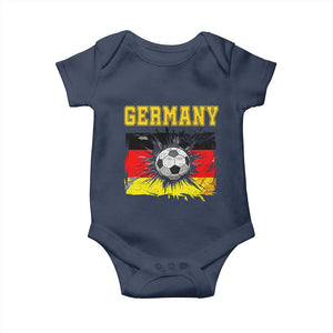 Germany Soccer Fan Baby Onesie German Football Game Day Supporter