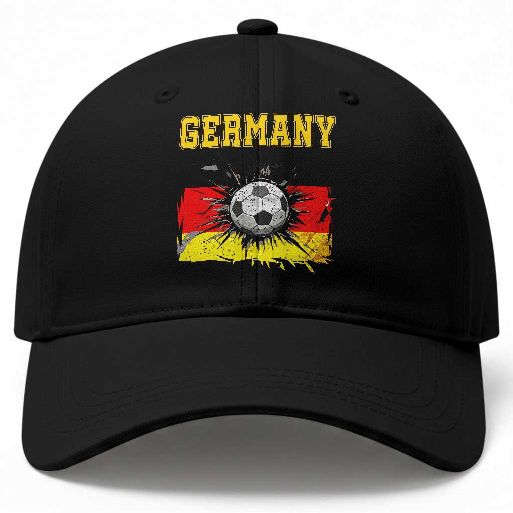 Germany Soccer Fan Baseball Cap German Football Game Day Supporter