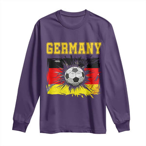 Germany Soccer Fan Long Sleeve Shirt German Football Game Day Supporter
