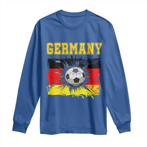 Germany Soccer Fan Long Sleeve Shirt German Football Game Day Supporter