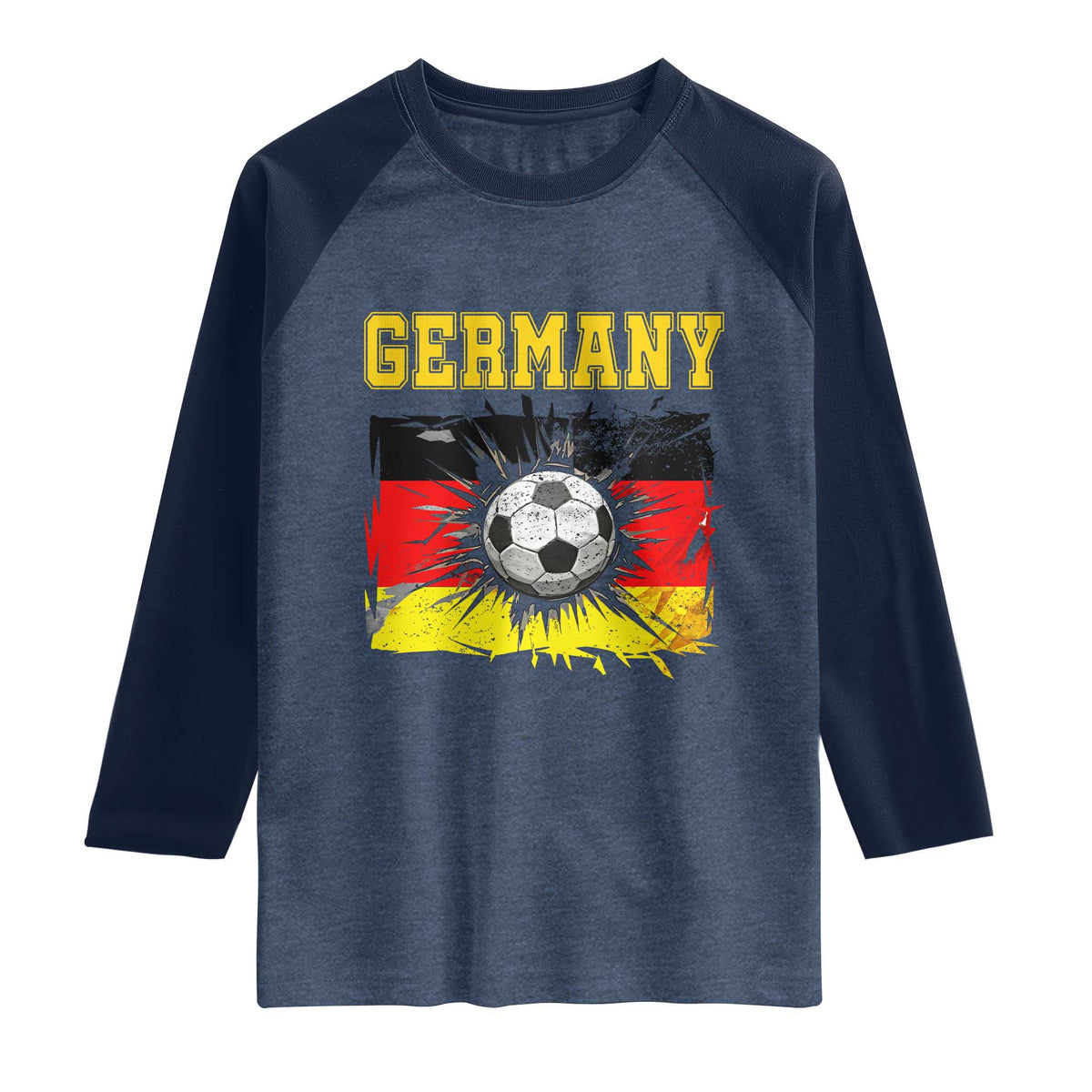 Germany Soccer Fan Raglan Shirt German Football Game Day Supporter