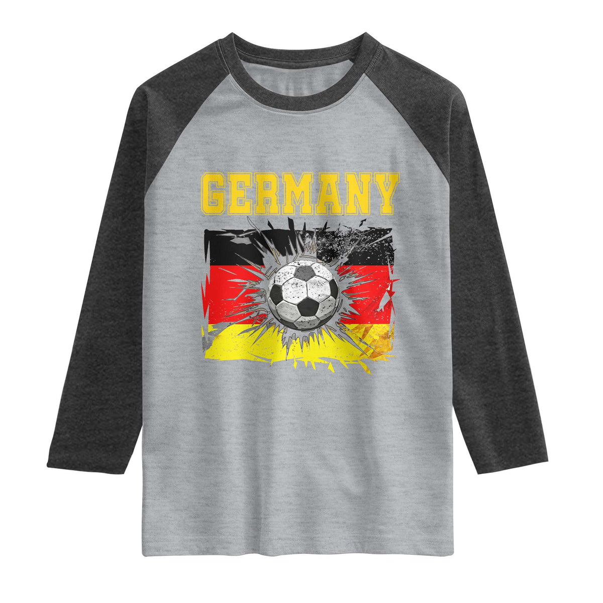 Germany Soccer Fan Raglan Shirt German Football Game Day Supporter