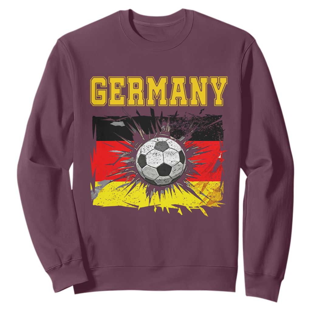 Germany Soccer Fan Sweatshirt German Football Game Day Supporter