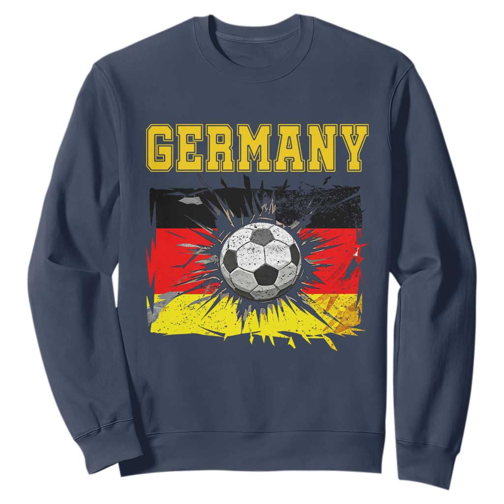 Germany Soccer Fan Sweatshirt German Football Game Day Supporter
