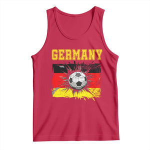 Germany Soccer Fan Tank Top German Football Game Day Supporter