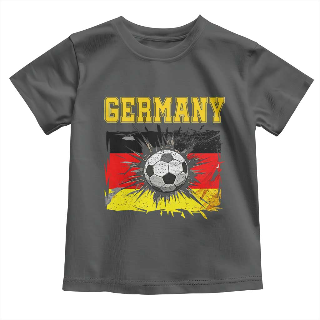 Germany Soccer Fan Toddler T Shirt German Football Game Day Supporter