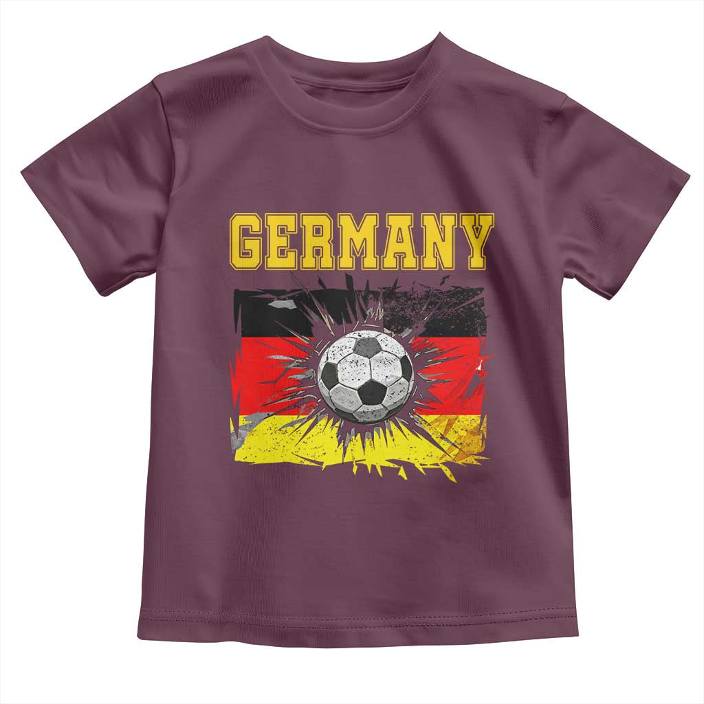 Germany Soccer Fan Toddler T Shirt German Football Game Day Supporter