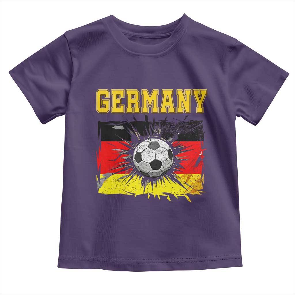 Germany Soccer Fan Toddler T Shirt German Football Game Day Supporter