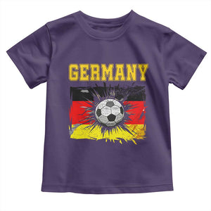Germany Soccer Fan Toddler T Shirt German Football Game Day Supporter