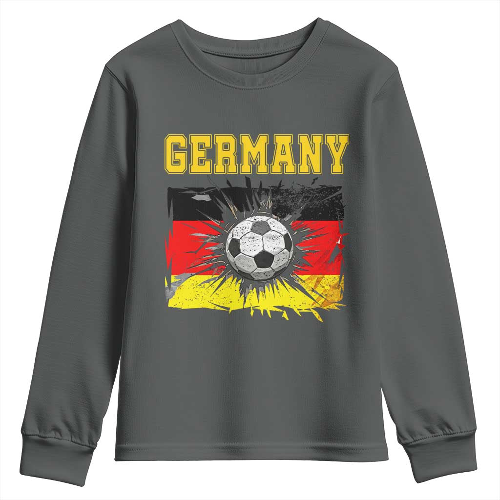 Germany Soccer Fan Youth Sweatshirt German Football Game Day Supporter