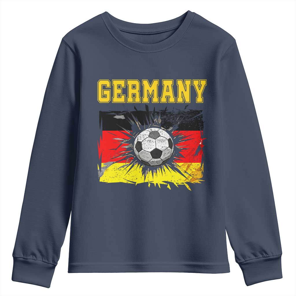 Germany Soccer Fan Youth Sweatshirt German Football Game Day Supporter