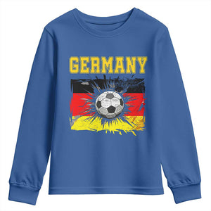 Germany Soccer Fan Youth Sweatshirt German Football Game Day Supporter