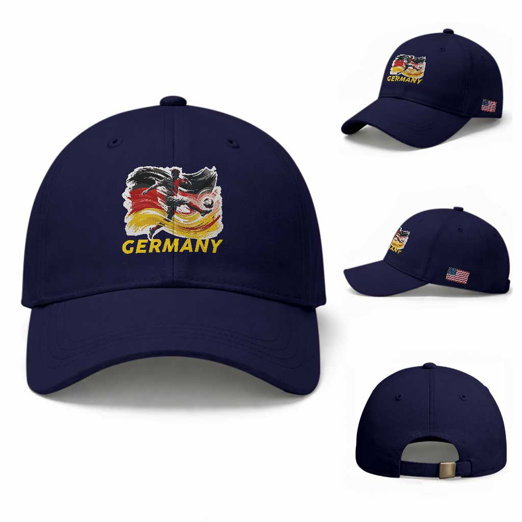Germany Soccer Fan Baseball Cap German Football Flag Game Day Supporter